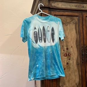 Designer inspired surf 🏄‍♀️ tee with tie dye